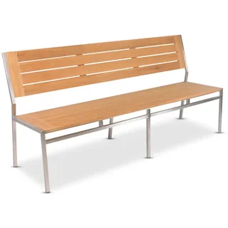 Bank Venus Edelstahl ohne Armlehne - 194 cm