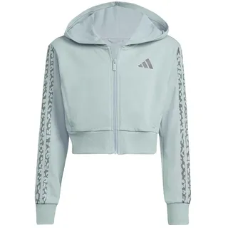 adidas Seasonals Animal Reißverschlusspullover - Wonder Sage / Aurora Onix - 13-14 Jahre