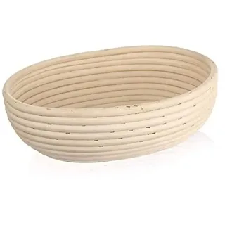 orion group - Gärkörbchen für brot - Gärkorb oval - Brotkorb - Brotform für Brotteig - Brotbackzubehör - Brotbackkorb - 1,5 kg - 28x22 cm