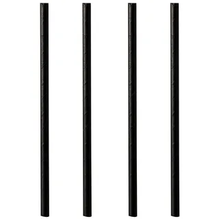 Papstar Strohhalme 21 cm 100 St. Schwarz