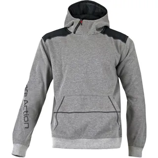 LMA Verstärkter Hoodie mit hohem Kragen mit Reißverschluss