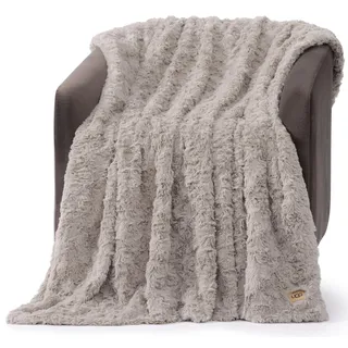 UGG Australia Adalee Überwurfdecke 178 x 127 cm Austernfarben