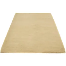morgenland Wollteppich »Gabbeh Teppich handgeknüpft beige«, rechteckig, beige