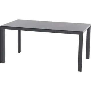 Siena Garden Gartentisch Silva Rechteckig HPL Titan 95 cm x 180 cm