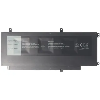 AccuCell Akku passend für Dell Inspiron 15 7547, 7548, Li-Polymer, 11,1V, 3870mAh, 43Wh, built in, ohne Werkzeug