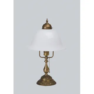 Licht-Erlebnisse V1 Tischleuchte Jugendstil Messing E27 450 Mm 290 Mm