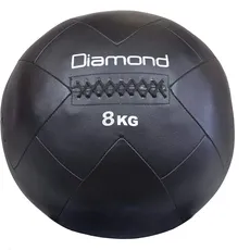 Diamond Fitness Diamond, Wall Ball Pro 8 kg, Unisex, Erwachsene, Schwarz