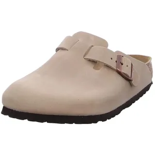 Birkenstock Boston Nubukleder Braun 44