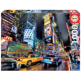 Educa - Puzzle 1000 Teile für Erwachsene | Times Square, 1000 Teile Puzzle für Erwachsene und Kinder ab 14 Jahren, New York, Big Apple, Amerika (15525)