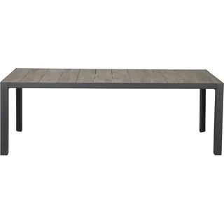 Siena Garden Gartentisch Silva Rechteckig Washed Grau 100 cm x 220 cm