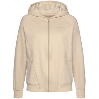 bench. loungewear Kapuzensweatjacke Damen beige Gr.52/54