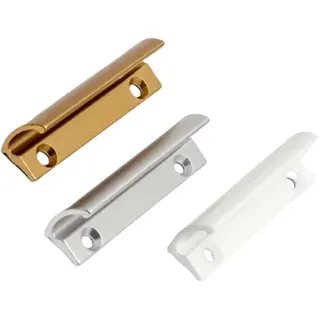 Griffmuschel aus Aluminium für Balkon- und Terrassentüren Farbe: Perlgold