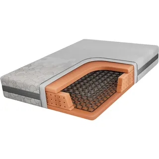 MKS Federkernmatratze Vena - 160/200 - H3 - Apri , Textil , H3 , Füllung: Schaumstoff , Rechteckig , 160x200 cm , Oeko-Tex® , atmungsaktiv, Bezug abnehmbar/waschbar, wendbar, schadstoffgeprüft , Schlafzimmer, Matratzen