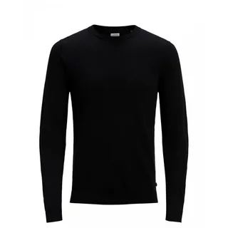 JACK & JONES Dünner Langarm Strickpullover Rundhals Basic Sweater Shirt Jumper JJEBASIC KNIT Crew Neck Noos (12137190)