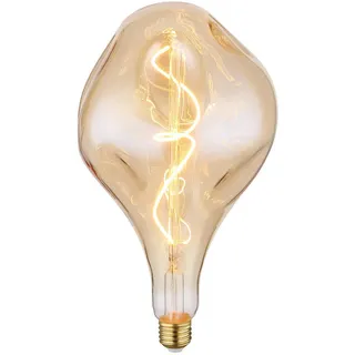 Globo Deko-Leuchtmittel , Messingfarben , Metall, Glas , E27 , 4 W , 28 cm , Ce , Lampen & Leuchten, LED-Lampen