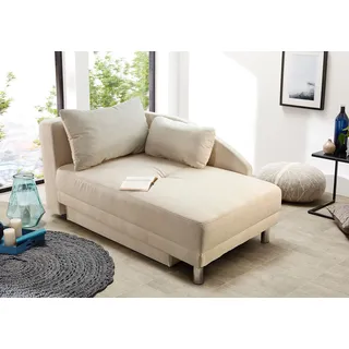 Jockenhöfer Gruppe Recamiere »Roy« Chaiselongue mit Bettfunktion und Bettkasten (149x80x90cm)
