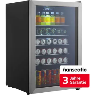 Hanseatic Getränkekühlschrank "HBC115ECBH", 84,5 cm hoch 54 cm breit inkl. 3 Jahre Herstellergarantie, schwarz