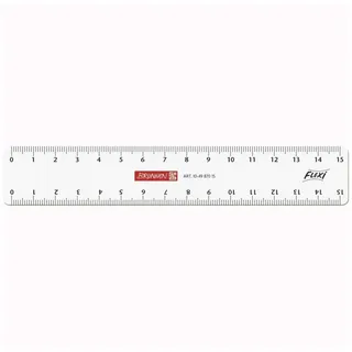 Brunnen Lineal Flexi 15,0 cm, glasklar