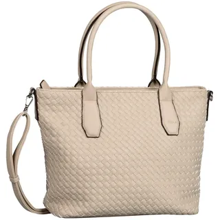 Gabor bags Emilia Damen Shopper Umhängetasche Reißverschluss Mittelgroß Beige