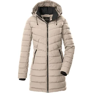 G.I.G.A. DX Damen, Steppparka/Funktionsparka in Daunenoptik mit abzippbarer Kapuze GW 74 WMN QLTD PRK, hellbeige, 46, 43538-000