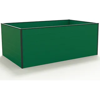 GFP Hochbeet Kräuter-Gemüse-Beet Aluminium CHRISTINA - 195x119x77cm - grün - Grün