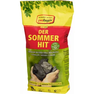 profagus® Grillkohle 10 kg Holz schwarz