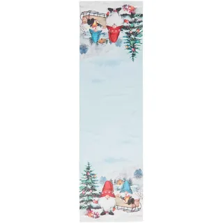 X-Mas Tischläufer , Multicolor , Textil , Weihnachten , rechteckig , 40x140 cm , Heimtextilien, Wohntextilien, Tischwäsche, Tischläufer