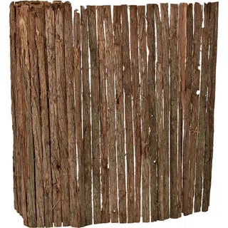 casa.pro Balkonverkleidung Rindenmatte Zamora 100 x 500 cm Braun Holz