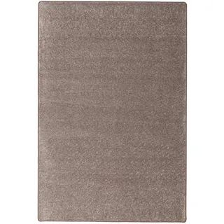 Snapstyle Cottage Hochflorteppich 160 x 160 cm Braun