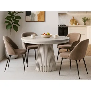 beautysofa Lumi Ø 100 cm beige