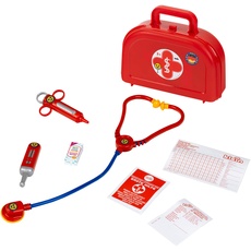 Bild von Doktorkoffer | Mit Stethoskop, Spritze, Thermometer u.v.m. | Robuster Koffer mit praktischem Griff | Maße: 21 cm x 6,3 cm x 17 cm | Spielzeug für Kinder ab 3 Jahren