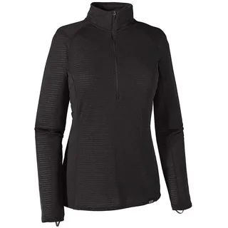 Patagonia W 'S TW Zip Neck-Shirt, Damen L Schwarz