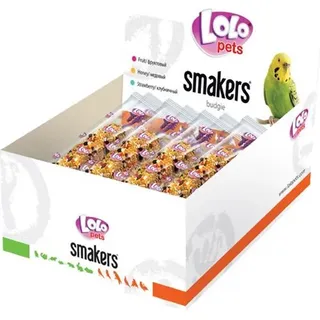 Lolo Pets Smakers Erdbeerbox für Wellensittiche, 12 Stk./Box