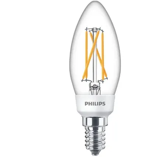 Philips LED-Lampe Classic SceneSwitch 5W/822-827 (40W) Clear E14