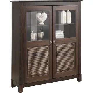 OTTO home Highboard Rauna 111,6 x 38 x 135,7 cm Braun