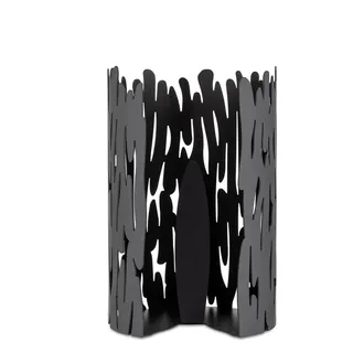 Alessi BM04 B Barkroll Küchenrollenhalter, Schwarz, 15,50 x 15,50 x 24,00 cm