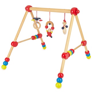 Bieco Holzspieltrapez, Mehrfarbig