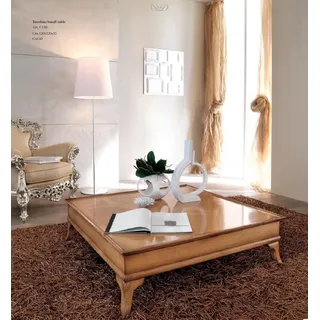 Design Couchtisch Tische Quadratisch Holz Wohnzimmer Neu Elegant Luxus Möbel - Braun