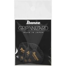Bild Grip Wizard Series Sand Grip Flat Pick - schwarz 6 Stück (PPA16HSG-BK)