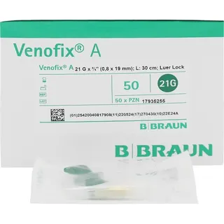 B. Braun Venenpunktionskanüle 21 G 1 St.