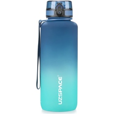 Bild 1,5L Sport Trinkflasche, BPA Frei Große Trinkflasche 1.500ml, Auslaufsicher Wasserflasche für Sport, Fahrrad & Outdooraktivitäten