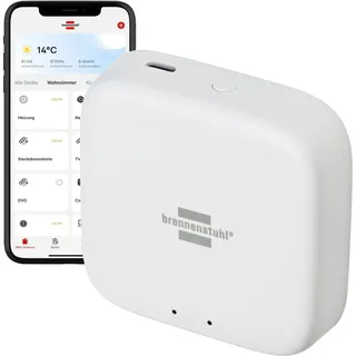 Brennenstuhl Zigbee Gateway Connect 1 St. Weiß