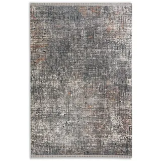 Schöner Wohnen Webteppich , Grau , Textil , Abstraktes , rechteckig , 133x190 cm , für Fußbodenheizung geeignet, antistatisch , Teppiche und Böden, Teppiche, Moderne Teppiche
