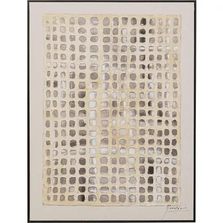 Kare DESIGN Wandbild 92 x 122,5 cm Glitter Curtain 56154 Holz Beige