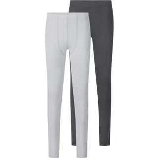 Lange Unterhose BABISTA "2er Pack Thermowäsche Unterhosen TIZIBELTO", Herren, Gr. L, grau, Obermaterial: 48% Modal CMD. 47% Baumwolle CO. 5% Elasthan EL., Unterhosen Lange Unterhose