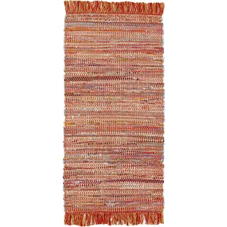 Andiamo Frida Handwebteppich 60 x 120 cm Orange
