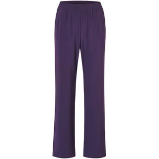 Schlupfhose GOLDNER "Kurzgröße Bequeme Slinky-Hose mit Schlupfbund", Damen, Gr. 20, K-Gr, lila (amethyst), Obermaterial: 95% Polyester PES. 5% Elasthan EL., Hosen Schlupfhose