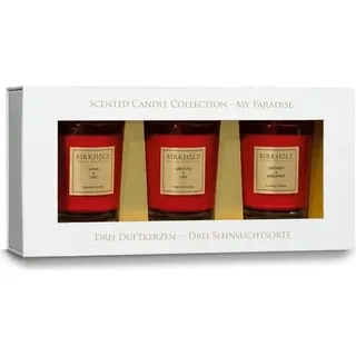 Birkholz Mini Scented Candle My Paradise Set 3x60g