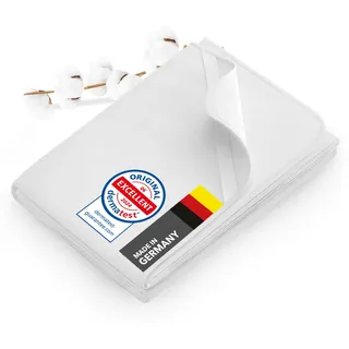Dreamzie - Molton Matratzenschoner 90 x 200 Baumwolle 300 GSM - mit 4 Eckgummis