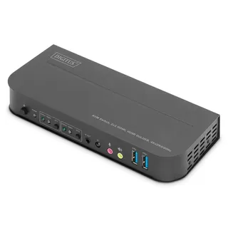 Digitus KVM Switch 2x1 HDMI HDMI Out.USB 4Kx2K@60Hz